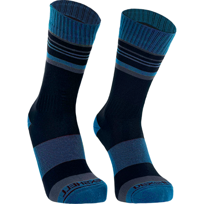 Водонепроницаемые носки DEXSHELL THERMLITE 2.0 черный/синий S (36-38) DS626MLB20S